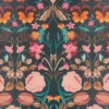 pink botanical wallpaper from romo