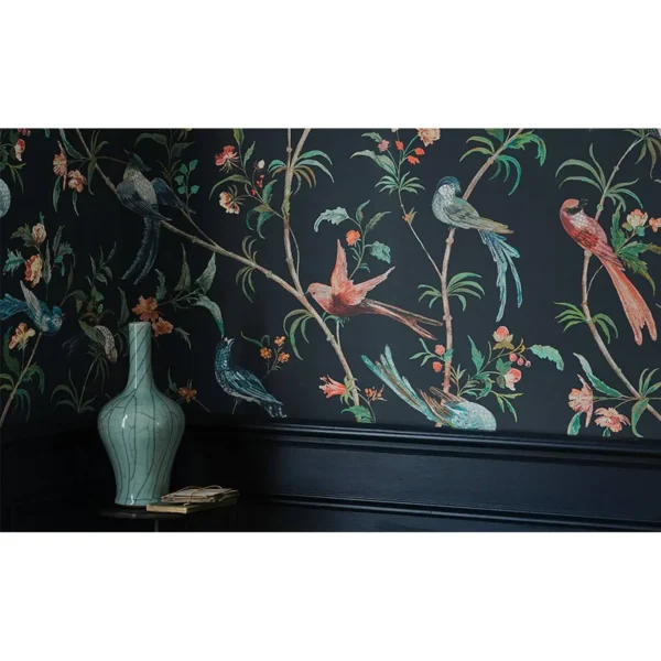 Sayuri Wallcovering - Hunter by Sayuri Wallcovering - Hunter from