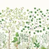 green botanical wallpaper from sanderson
