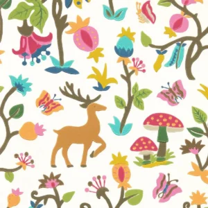 multicolour animal wallpaper from sanderson