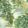 green botanical wallpaper from sanderson