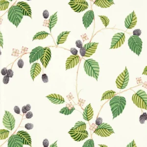 green botanical wallpaper from sanderson