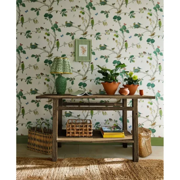 Woodland Chorus Wallpaper - Botanical / Multi by Woodland Chorus Wallpaper - Botanical / Multi from