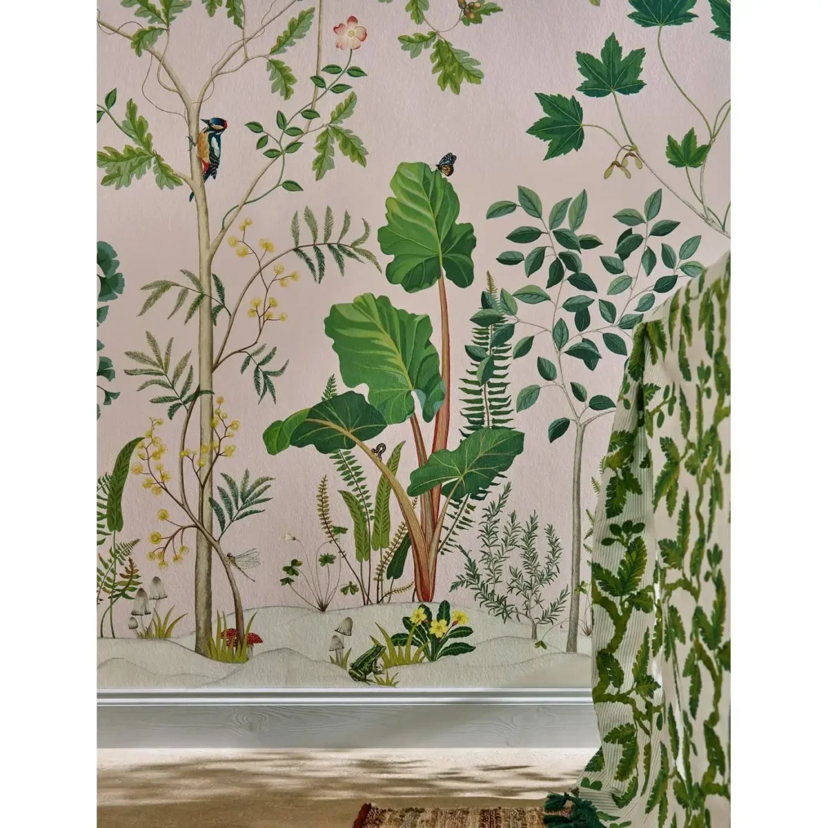 Dallimore Wallpaper - Fawn / Multi by Dallimore Wallpaper - Fawn / Multi from