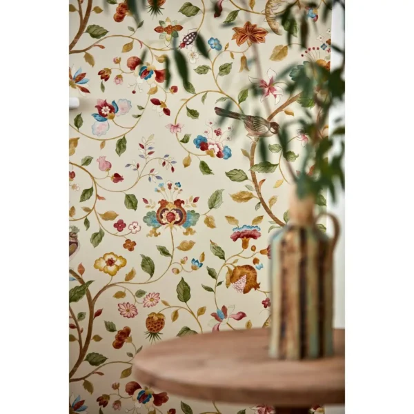 Dallimore Wallpaper - Fawn / Multi by Dallimore Wallpaper - Fawn / Multi from