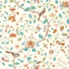 multicolour botanical wallpaper from sanderson