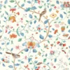 blue botanical wallpaper from sanderson