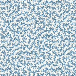 blue botanical wallpaper from sanderson