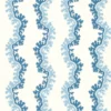 blue botanical wallpaper from sanderson