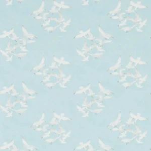 blue animal wallpaper from sanderson