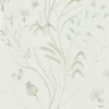 black-grey botanical wallpaper from sanderson