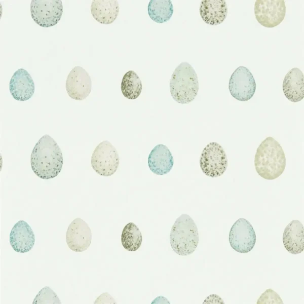Nest Egg Wallpaper - Eggshell / Ivory by blue animal wallpaper from sanderson