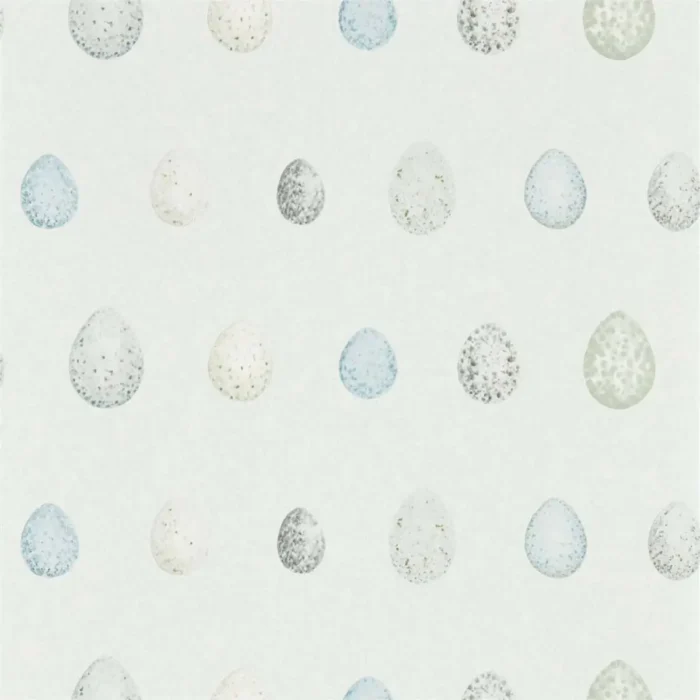 Nest Egg Wallpaper - Marine Aqua swatch