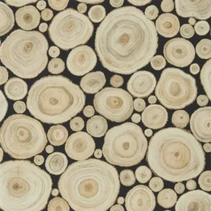 black-grey spotted wallpaper from sanderson