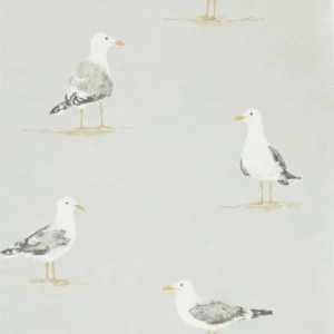 black-grey animal wallpaper from sanderson
