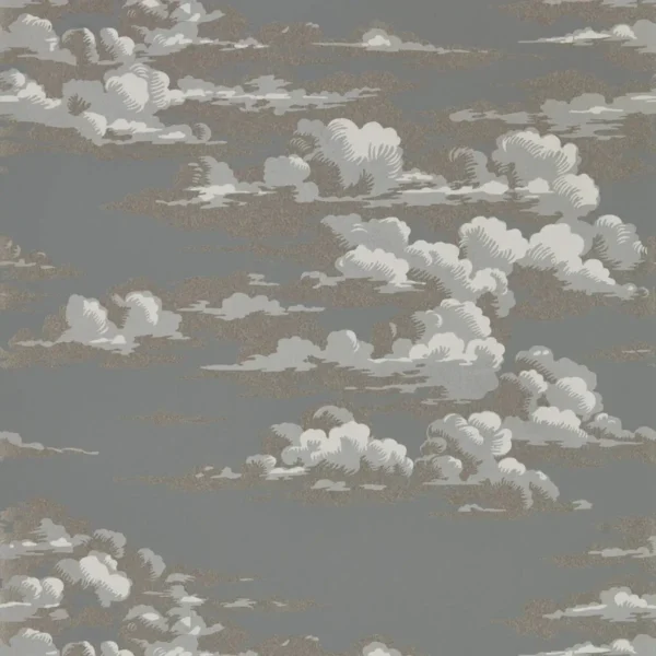 Silvi Clouds Wallpaper - Taupe Grey by black-grey misc wallpaper from sanderson