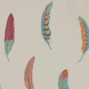 multicolour botanical wallpaper from sanderson