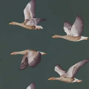 brown animal wallpaper from sanderson