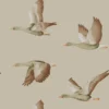 brown animal wallpaper from sanderson