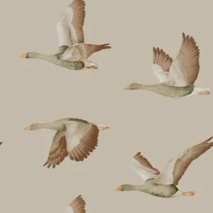 brown animal wallpaper from sanderson