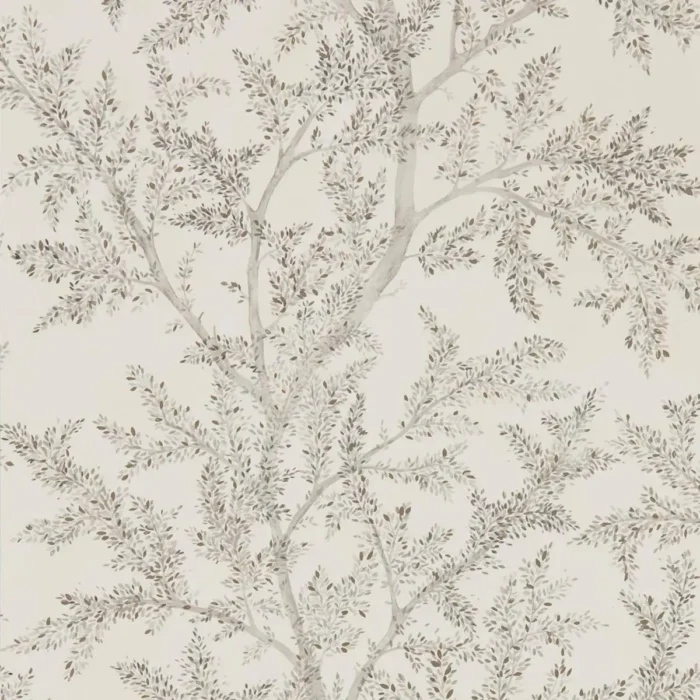 Farthing Wood Wallpaper - Silver swatch