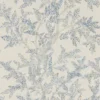 blue botanical wallpaper from sanderson