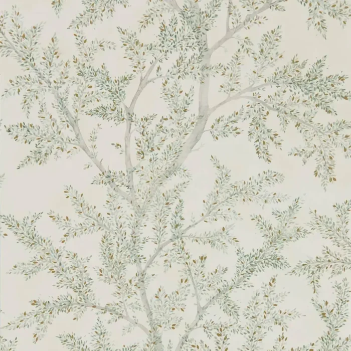 Farthing Wood Wallpaper - Sage Grey swatch