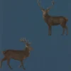 blue animal wallpaper from sanderson