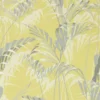 yellow botanical wallpaper from sanderson
