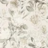 black-grey botanical wallpaper from sanderson
