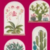 multicolour botanical wallpaper from sanderson