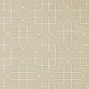 brown geometric wallpaper from sanderson