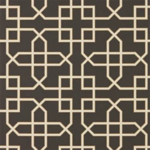 black-grey geometric wallpaper from sanderson