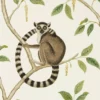 multicolour animal wallpaper from sanderson