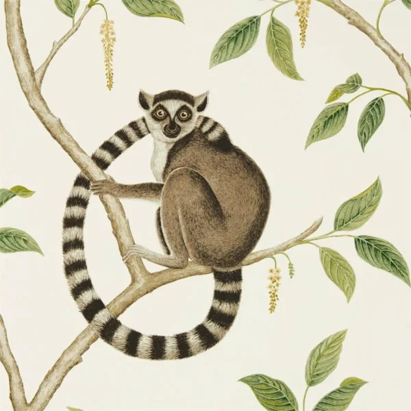 multicolour animal wallpaper from sanderson