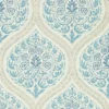 blue geometric wallpaper from sanderson