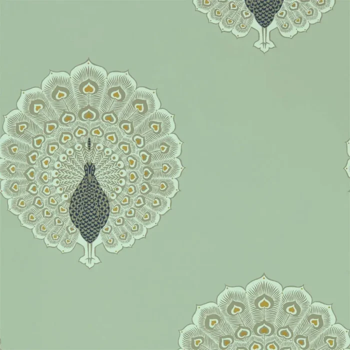 Kalapi Wallpaper - Sea Glass fabric swatch DCPW216759