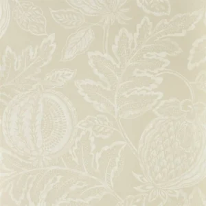 brown botanical wallpaper from sanderson