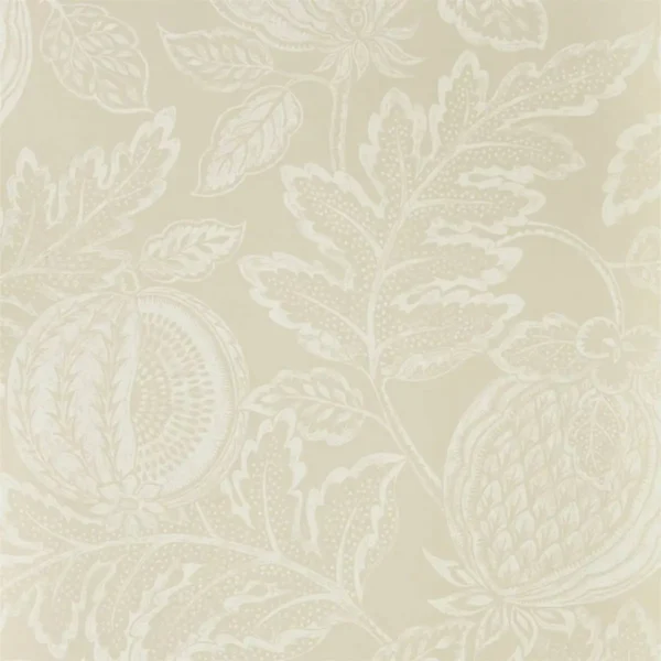 brown botanical wallpaper from sanderson