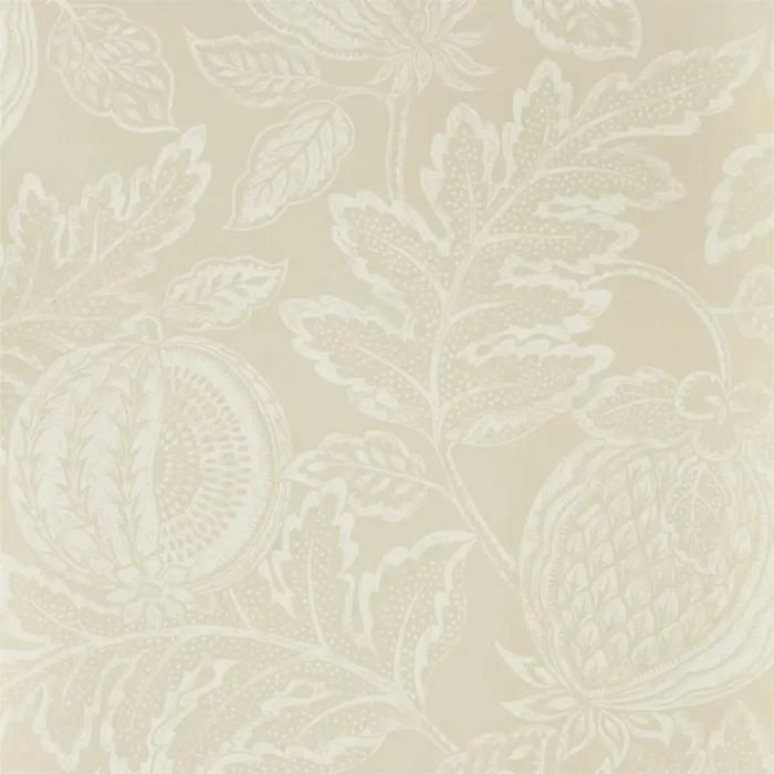 Cantaloupe Wallpaper - Stone fabric swatch DCPW216760