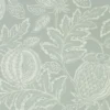 black-grey botanical wallpaper from sanderson
