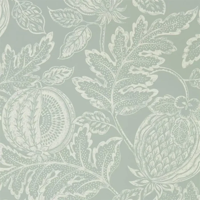 Cantaloupe Wallpaper - English Grey fabric swatch DCPW216761