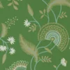 green botanical wallpaper from sanderson