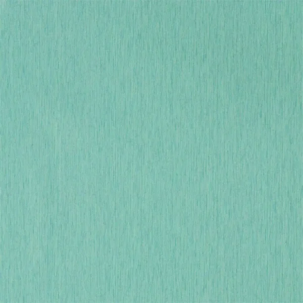 Caspian Strie Wallpaper - Teal by blue plain wallpaper from sanderson