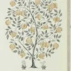 black-grey botanical wallpaper from sanderson