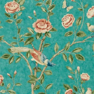 multicolour animal wallpaper from sanderson