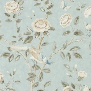 black-grey animal wallpaper from sanderson