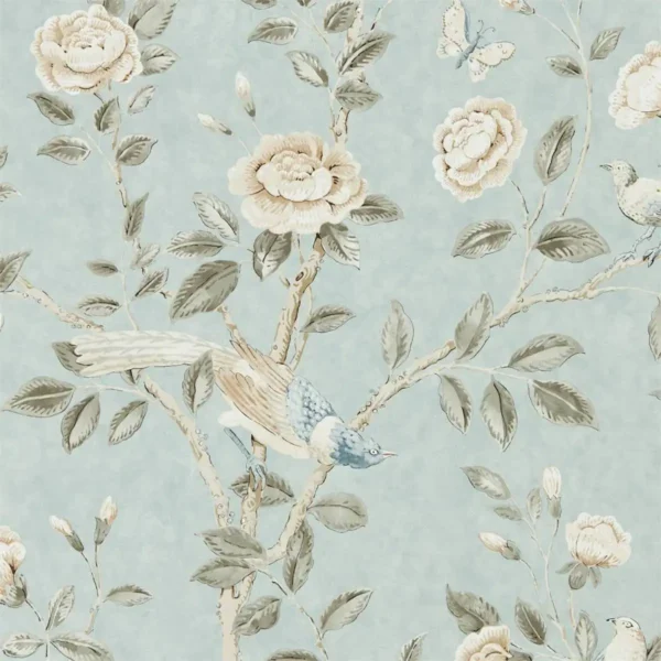 black-grey animal wallpaper from sanderson