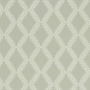 black-grey geometric wallpaper from sanderson