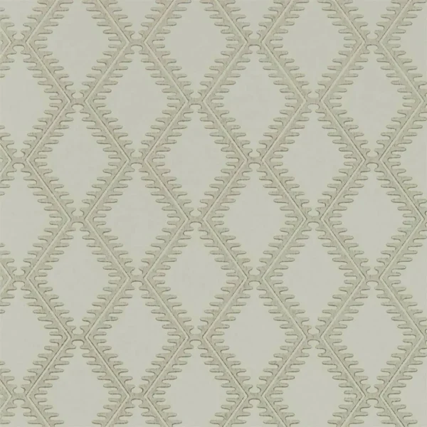 Witney Wallpaper - Birch by black-grey geometric wallpaper from sanderson